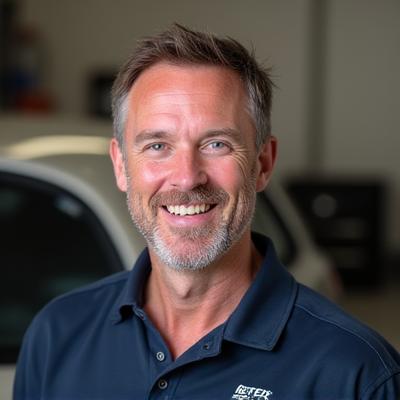 Professional headshot of Nigel Thompson, a smiling, experienced car detailer