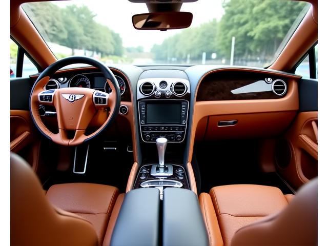 Bentley Continental GT interior deep cleaning and restoration